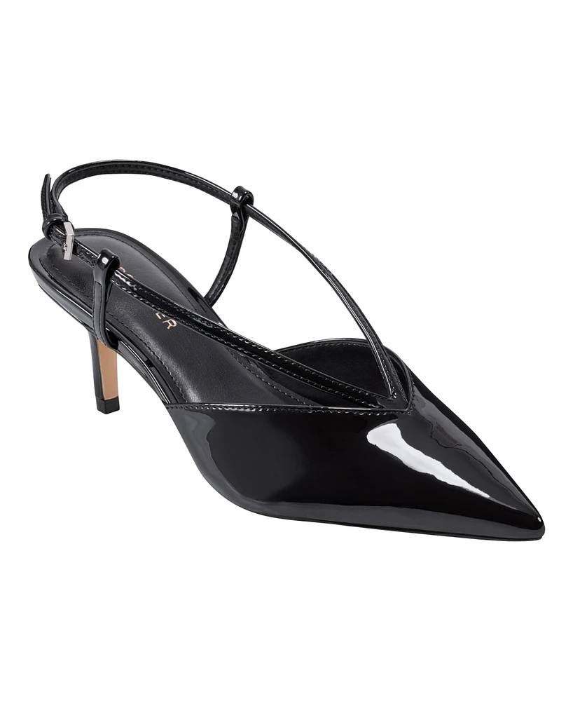 Marc Fisher Women's Avila Slingback Kitten Heel Pumps