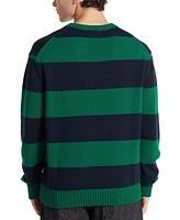 Guess Jeans Men's Stripe Logo Sweater