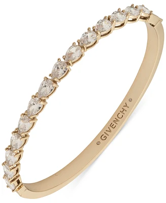 Givenchy Pear-Shape Cubic Zirconia Bangle Bracelet