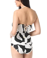 Vince Camuto Women's Printed One-Piece Swimsuit