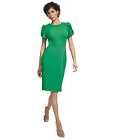 Calvin Klein Women's Tulip-Sleeve Sheath Dress