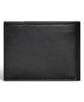 Champs Men's Iconic Collection Leather Top Wing Wallet