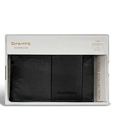 Champs Men's Camo Collection Leather Bi-Fold Wallet