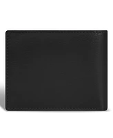 Champs Men's Onyx Collection Leather Zip Bi-Fold Wallet