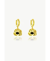 Classicharms Aria Gemstone Hoop Drop Earrings