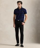 Polo Ralph Lauren Men's Custom Slim Fit Plaid Mesh Shirt