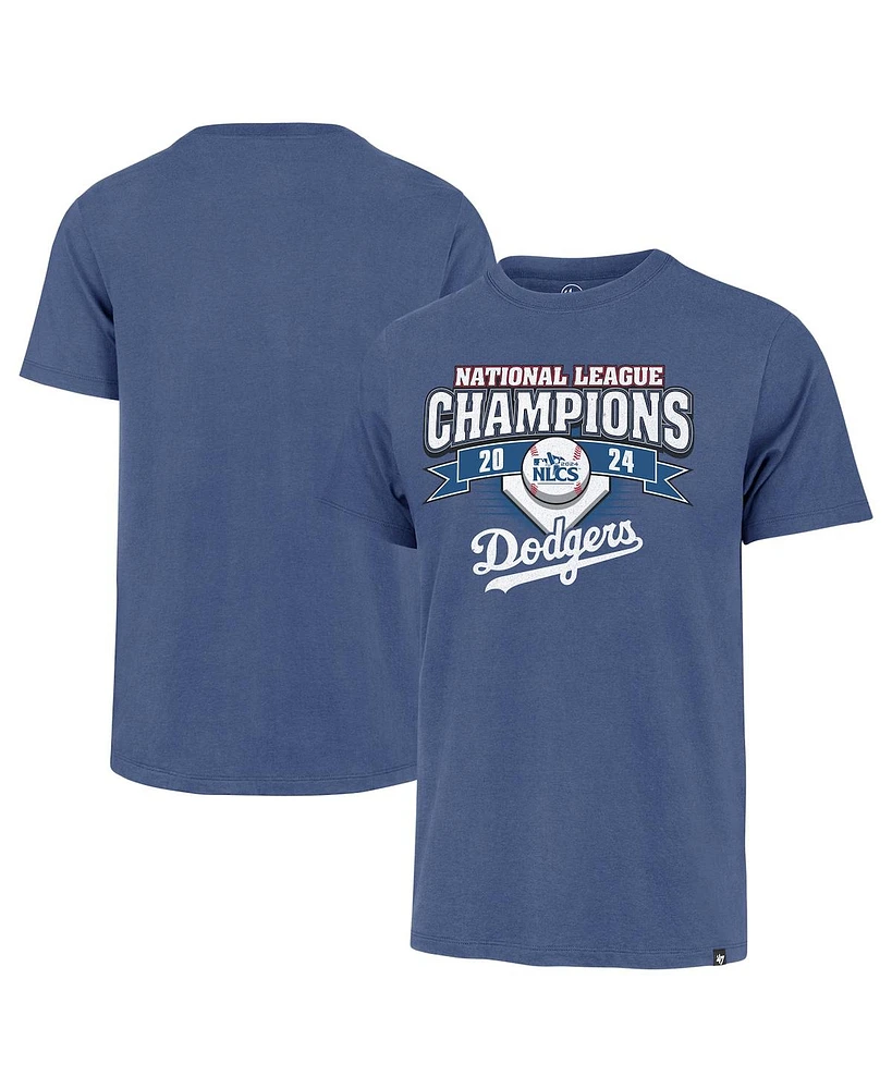 '47 Brand Men's Royal Los Angeles Dodgers 2024 National League Champions Franklin T-shirt