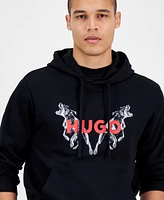 Hugo Boss Men's Dueleyo Long Sleeve Howling Hounds Graphic Hoodie