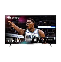 Hisense 55" Class U6 Series Mini-led Uled 4K Smart Google Tv - 55U6N