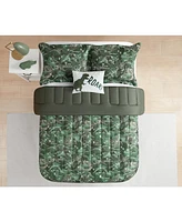 Alex + Bella Dino Forest Green 3-Piece Microfiber Comforter Set - Twin