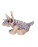 Wild Republic Cuddlekins Mini Triceratops Stuffed Animal, 8 Inches