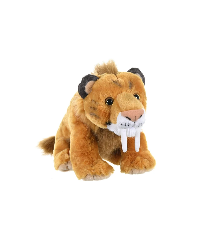 Wild Republic Cuddlekins Smilodon Stuffed Animal, 12 Inches