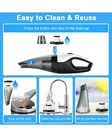 Sugift 8KPA Cordless Vacuum Cleaner Portable Handheld Vacuum for Car and House