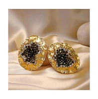Sohi Women's The Lilypad Drop Earrings