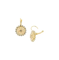 Sohi Women's The Floret Drop Earrings