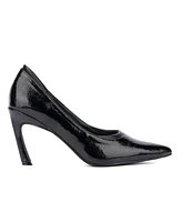 New York & Company Women's Kailynn- Pointy Textured Pump Heels