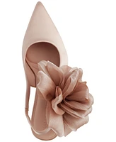 Kkarl Lagerfeld Paris Women's Savie Flowers Slingback Pumps