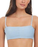 Sanctuary Women's Refresh Rib Bandeau Bikini Top