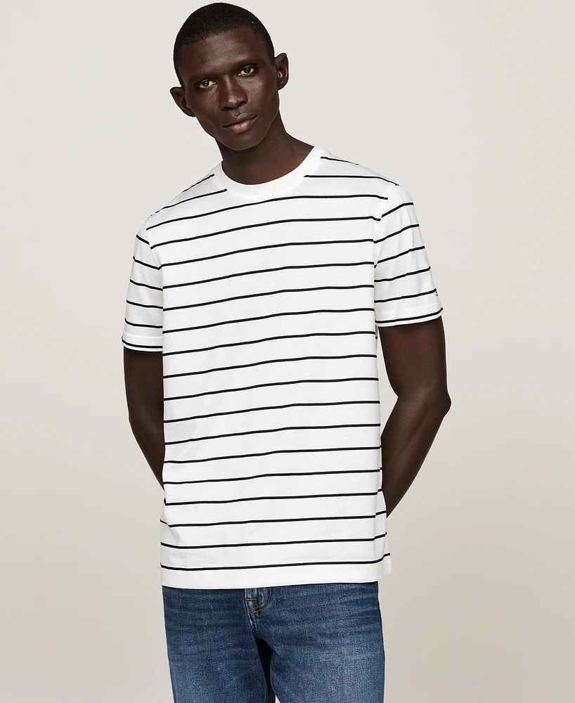 Tommy Hilfiger Men's Dress Casual Mercerized Cotton T-Shirt