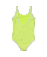 Snapper Rock Big Girls Citron Zest Scoop Swimsuit