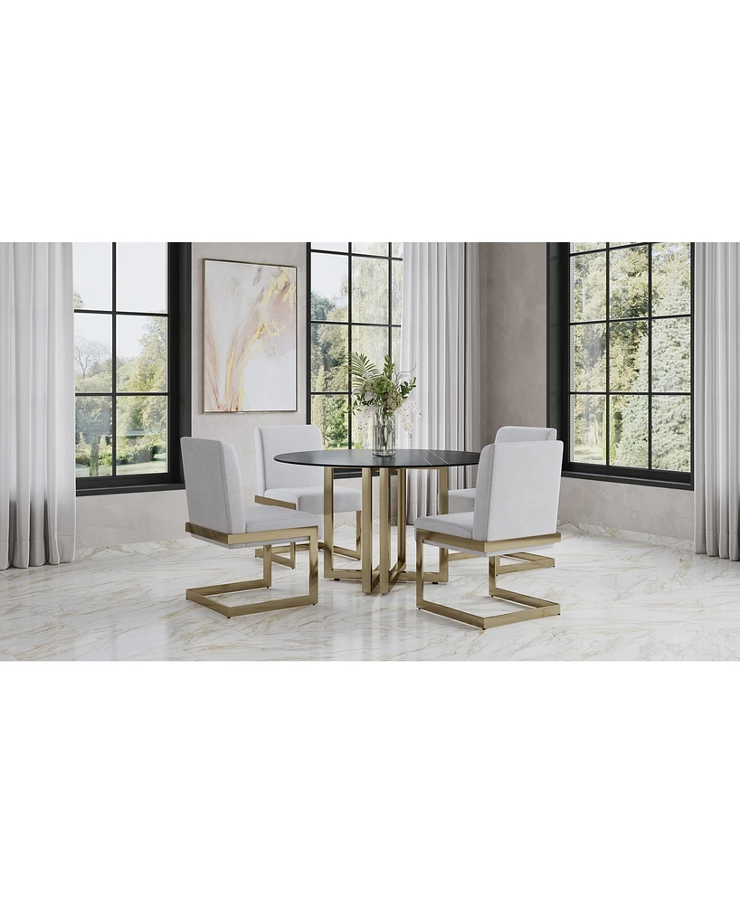 Emila 5 Pc. Dining Set (Round Table & 4 Chairs), Created for Macy's