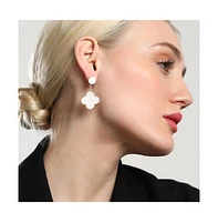 Sohi Women's The Clover Drop Earrings