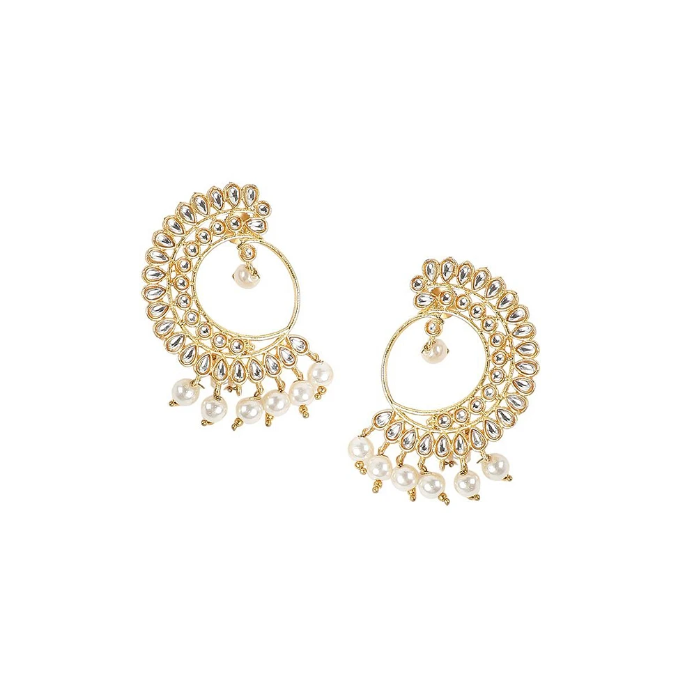 Sohi Women's The Tawus Statement Earrings