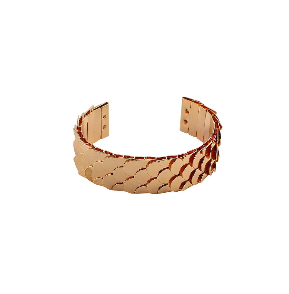 Sohi Women's The Python Cuff Bracelet