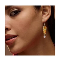 Sohi Women's The Positano Drop Earrings
