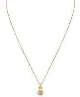 Sirena Diamond Knot 18" Pendant Necklace (1/4 ct. t.w.) in 14k Gold