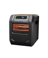 Lifesmart 4 Element 1500W Portable Electric Infrared Quartz Space Heater, Indoor