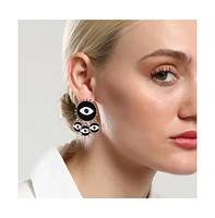 Sohi Women's The Malocchio Drop Earrings