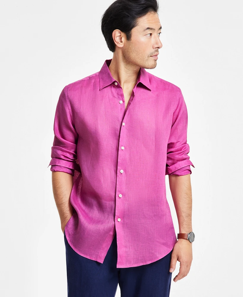 Club Room Men's 100% Linen Shirt