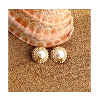 Sohi Women's The Regal Stud Earrings