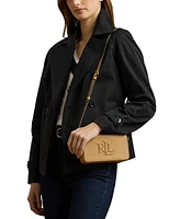 Lauren Ralph Witley Leather Crossbody Wallet