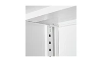 Slickblue Metal Storage Cabinet with Locking Doors and Adjustable Shelf – Folding Filing Locker for Home, Office, School, Garage