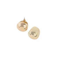 Sohi Women's The Small Semi-Chunky Hoop Earrings