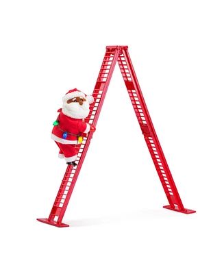 Mr. Christmas 17" Animated Tabletop Climbing Santa