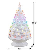 Mr. Christmas 18" Nostalgic Ceramic Tree with Lightshow