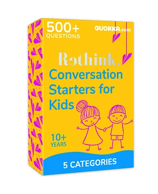 Quokka Conversation Board Games for Kids 8-12 - Fun Talking for Family Night