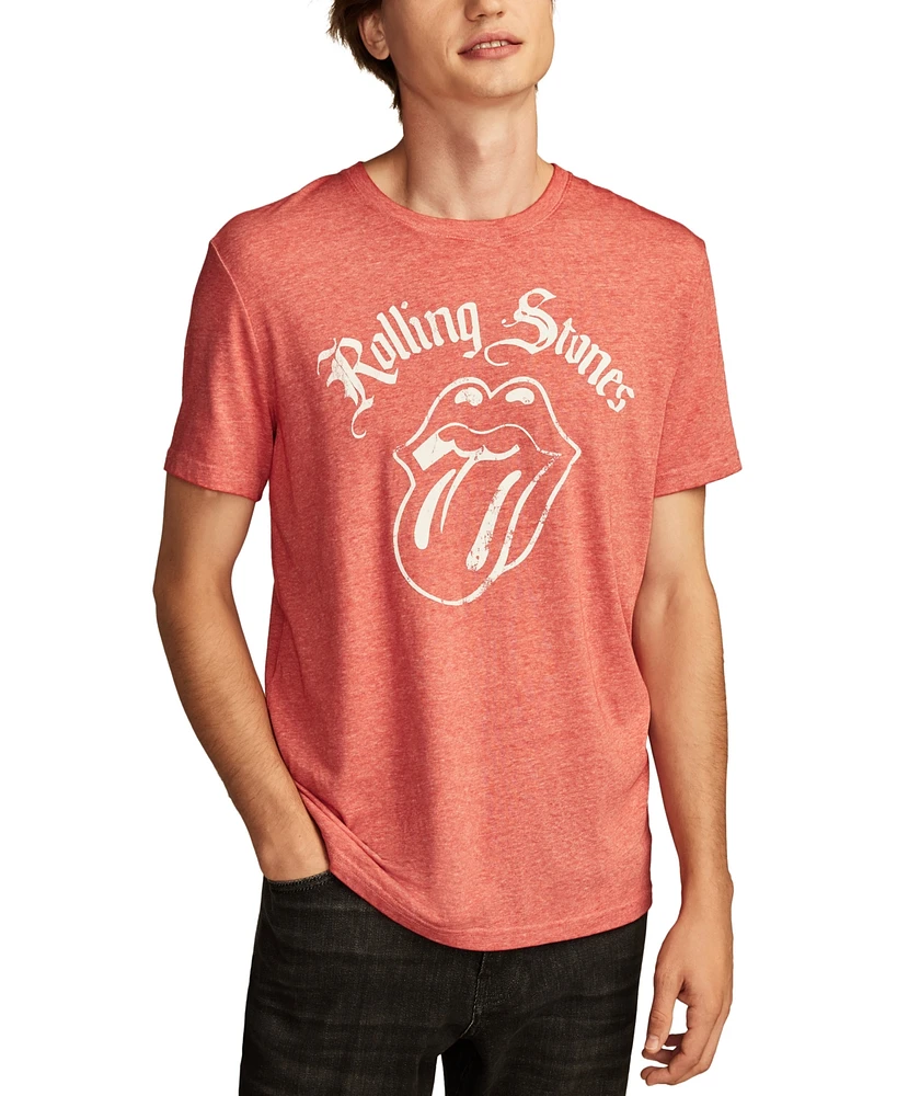 Lucky Brand Men's Rolling Stones Tongue Graphic T-Shirt