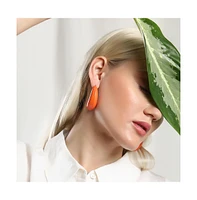Sohi Women's The Semi-Fold Hoop Earrings