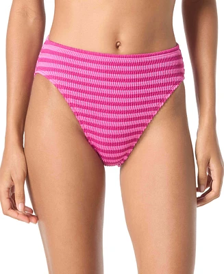 Michael Kors Women's High-Rise Bikini Bottoms