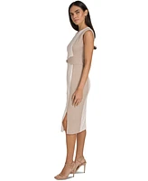 Calvin Klein Women's Jewel-Neck Scuba Crepe Sheath Dress