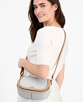 Giani Bernini Saffiano Small Saddle Crossbody, Created for Macy's