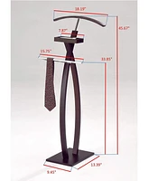 Kings Brand Furniture Laurent Wood/Metal Valet Stand