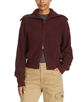 Bass Outdoor Women's Funnel-Neck Zippered Sweater