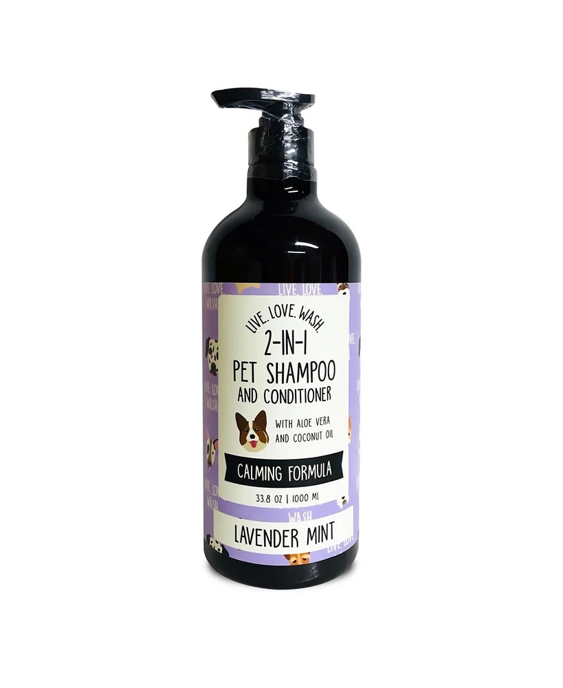 Precious Tails Live. Love. Wash. 2in1 Pet Shampoo & Conditioner, Cleanse, Conditions, Detangles, and Moisturizes, 1000ml