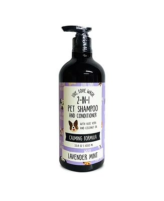 Precious Tails Live. Love. Wash. 2in1 Pet Shampoo & Conditioner, Cleanse, Conditions, Detangles, and Moisturizes, 1000ml