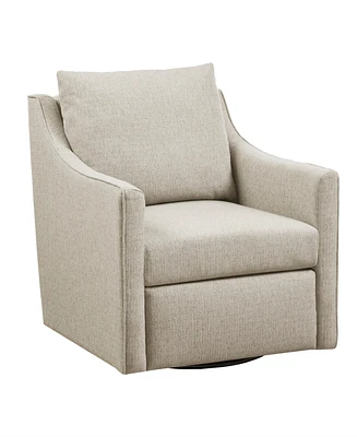 Martha Stewart Collection 30" Wood Christian Wide Swivel Armchair